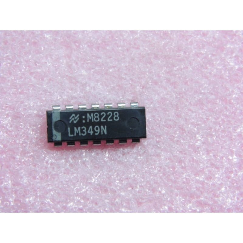 LM349N / LM 349 N - Quadruple Amplificateur Opérationnel Bipolaire à Large Bande DIP-14