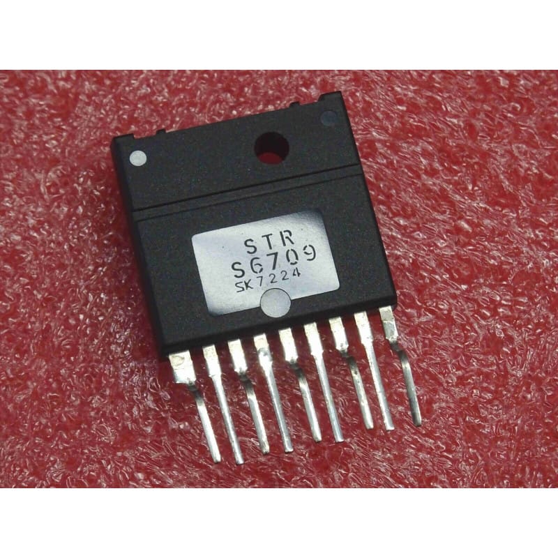 STRS6709 / STR-S6709 (Sanken) - Régulateur à Découpage Hors-Ligne avec Transistor Bipolaire (Boîtier SIP-9 / Spécifique)