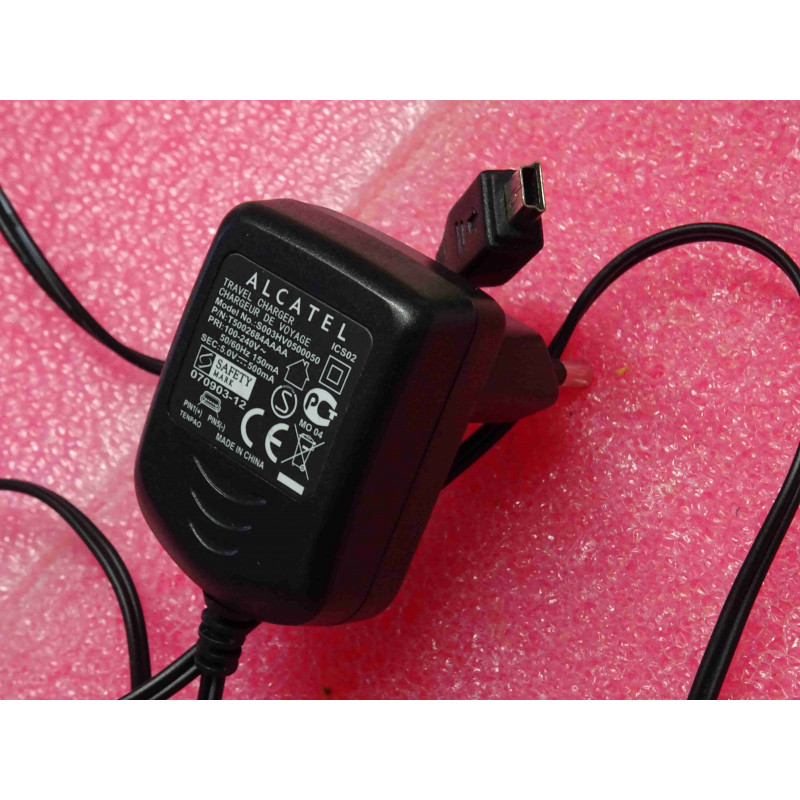 Alimentation Secteur Alcatel S003HV0500050 (T5002684AAAA) - 5V / 0.5A (500mA)