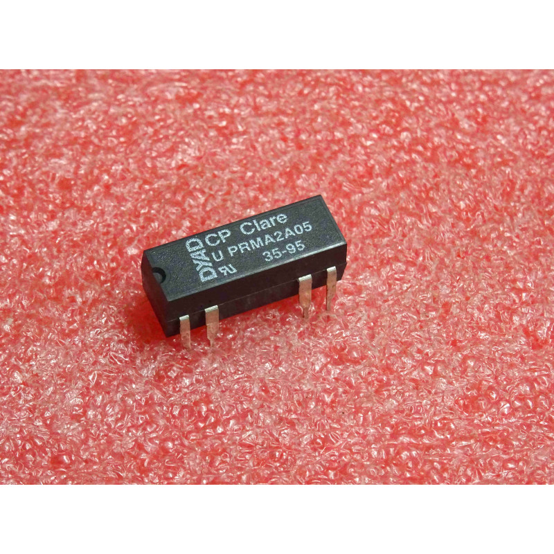 PRMA2A05 (Clare) - Relais Reed Double Contact (Form A) 5V - Boîtier DIP-14
