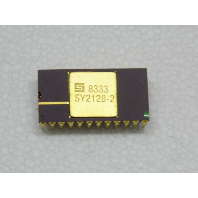 SY2128-2 (Synertek) - Mémoire Vive Statique (SRAM) 16K (2K x 8 bits) - 120 ns (Boîtier DIP)
