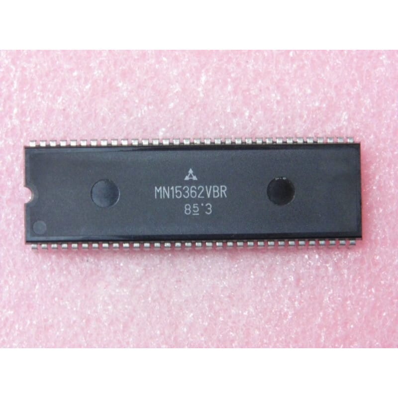 MN15362VBR (Mitsubishi) - Microcontrôleur 4 bits / 8 bits (Boîtier DIP-64)