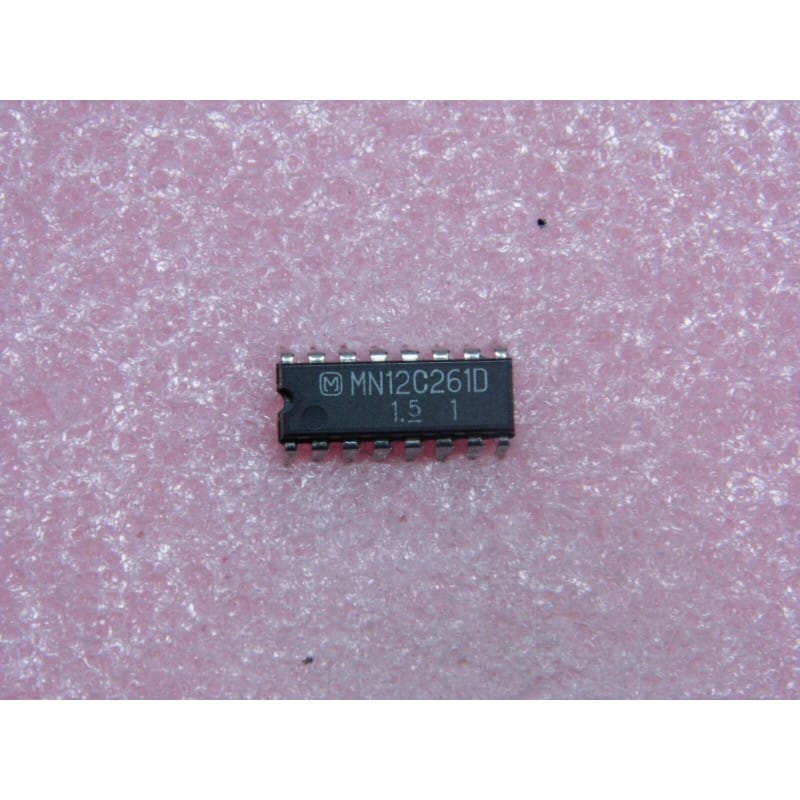 MN12C261D (Panasonic / Matsushita) - Circuit Intégré MOS LSI (Boîtier DIP-16)