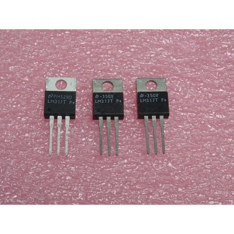 [195573899804] LM317T (National Semiconductor / ON Semiconductor) - Régulateur de Tension Ajustable Positif 1.5A (Boîtier TO-220) (Lot de 3)