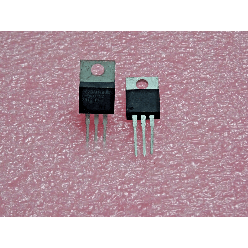 [204225160575] LM340T-12 (National Semiconductor) - Régulateur de Tension Fixe Positif 12V 1.5A (Boîtier TO-220) (Lot de 2)