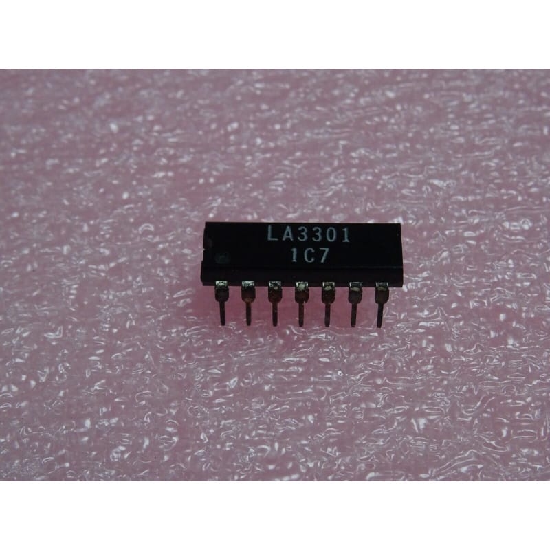 LA3301 (Sanyo) - Décodeur Stéréo FM / Démodulateur (Boîtier DIP-14)