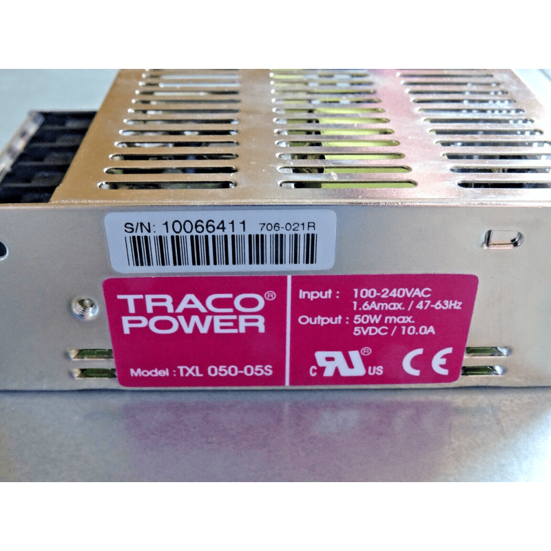 Alimentation Encastrable Traco Power TXL 050-05S - 50W / 5V DC / 10A - Haute Fiabilité