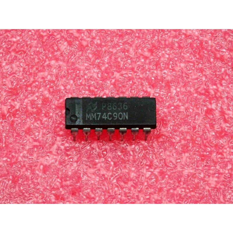 MM74C90N (National Semiconductor) - Compteur Décadaire / Binaire 4 bits