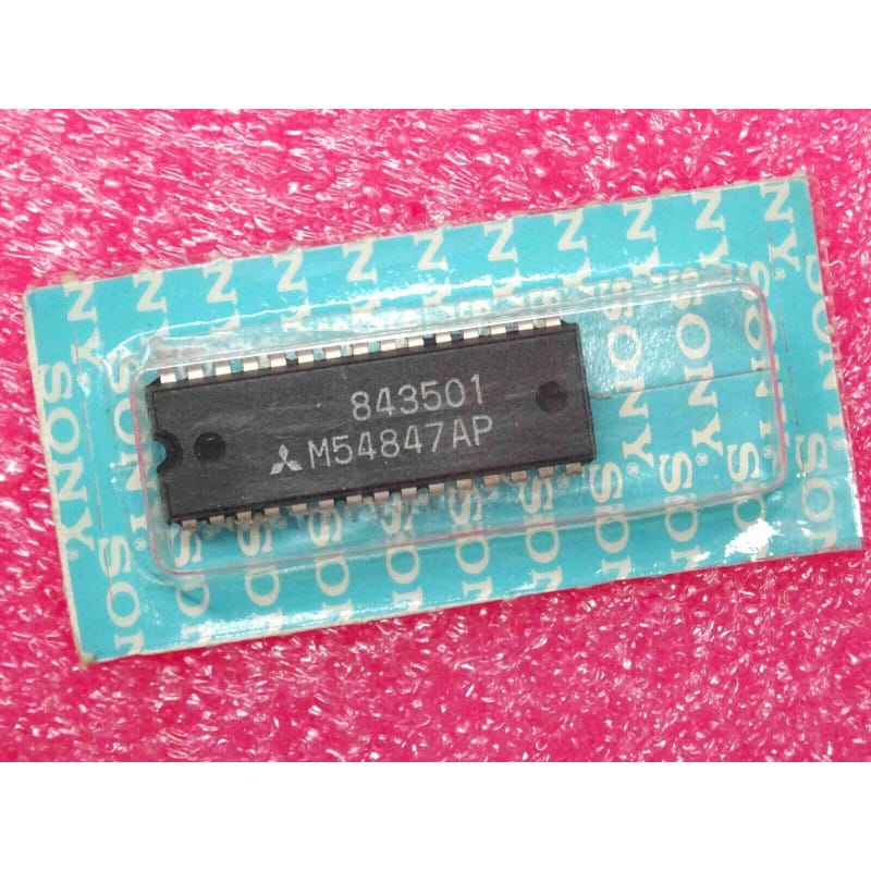 M54847AP (Mitsubishi) - Décodeur / Pilote BCD vers 7 Segments (Boîtier DIP-16)