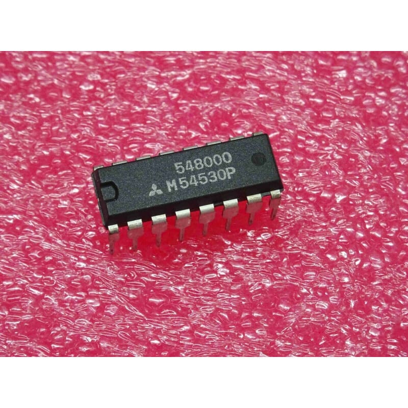 M54530P (Mitsubishi) - Réseau de Transistors Darlington NPN 7 Canaux 400mA (Boîtier DIP-16)