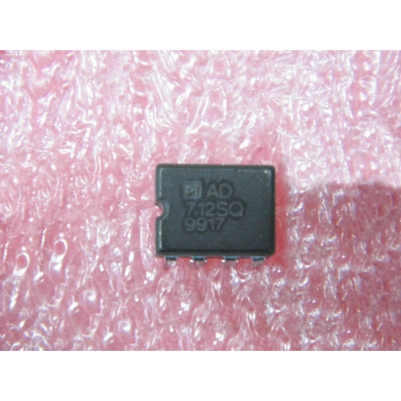 AD712SQ (Analog Devices) - Double Amplificateur Opérationnel BiFET Haute Vitesse et Haute Précision (Boîtier Métal TO-99)