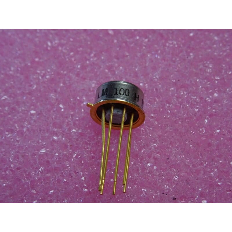 [203639467505] LM100H (Intersil / National Semiconductor) - Régulateur de Tension Linéaire Réglable (Boîtier Métallique TO-5 / TO-99)