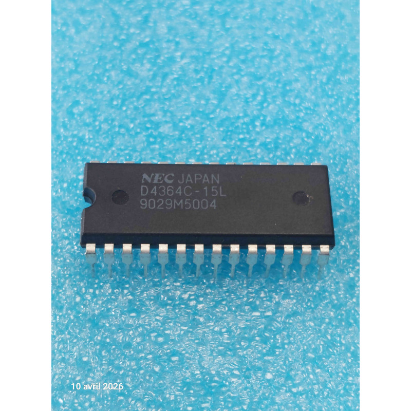 UPD4364C-15L (NEC) - Mémoire RAM Statique CMOS 64K (8K x 8 bits, 150ns)