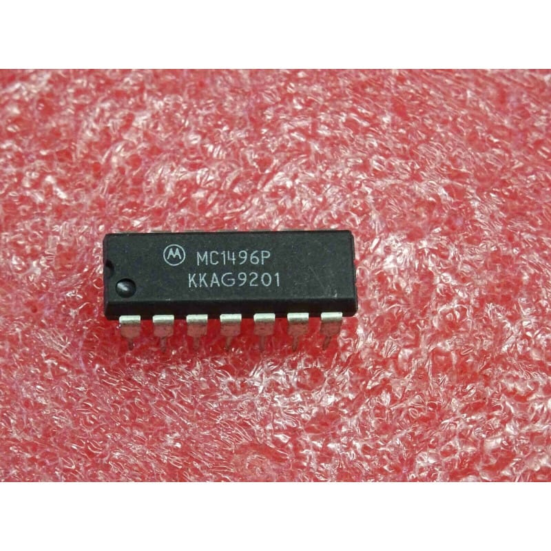 MC1496P (Motorola) - Modulateur / Démodulateur Équilibré (Boîtier DIP-14)